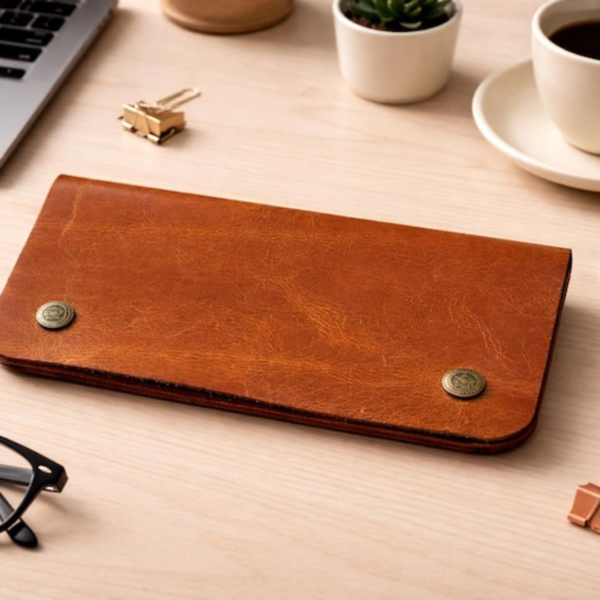 Handmade Travel Document Holder, Organizer